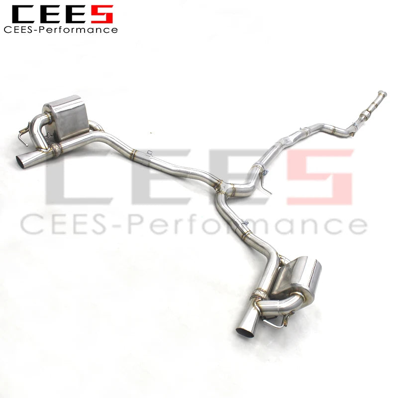 CEES Catback Exhaust escape muffler exhaust For Mercedes-Benz GT43 AMG 3.0T 2019-2023 Racing exhaust system