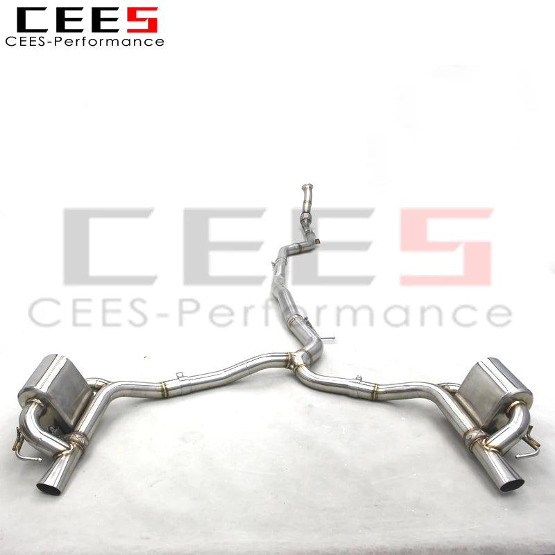 CEES Catback Exhaust escape muffler exhaust For Mercedes-Benz GT43 AMG 3.0T 2019-2023 Racing exhaust system