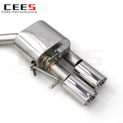 CEES Catback Exhaust for Audi A4/A5 B8/B9 2.0T 2016-2023 Tuning Stainless Steel High Performance Exhaust Pipe Valve Muffler