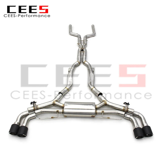 CEES Catback Exhaust systems For BMW X5 M50 4.4T G05 2020Stainless Steel high Performance valvetronic Exhaust mufflers