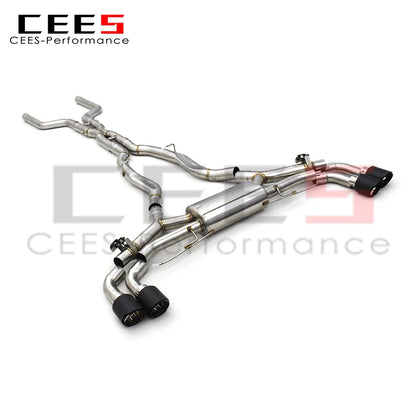 CEES Catback Exhaust systems For BMW X5 M50 4.4T G05 2020Stainless Steel high Performance valvetronic Exhaust mufflers