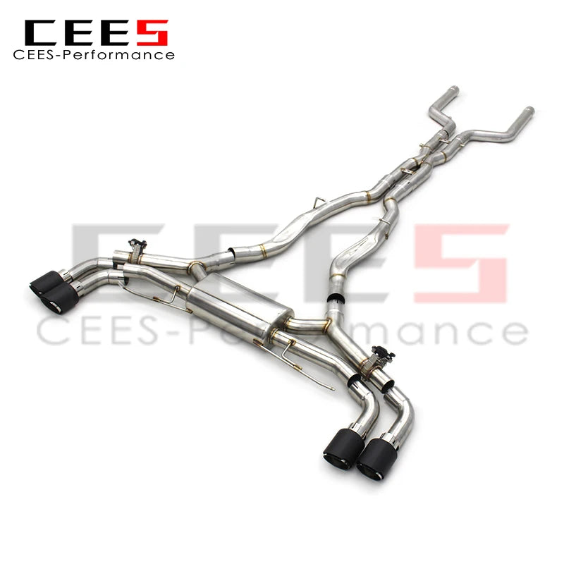 CEES Catback Exhaust systems For BMW X5 M50 4.4T G05 2020Stainless Steel high Performance valvetronic Exhaust mufflers