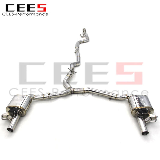 CEES Catback exhaust For Mercedes-Benz C200 C250 C300 W205 2015-2023 Exhaust valve control  Exhaust System