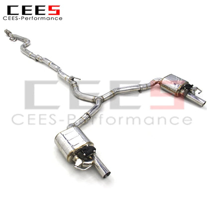 CEES Catback exhaust For Mercedes-Benz C200 C250 C300 W205 2015-2023 Exhaust valve control  Exhaust System