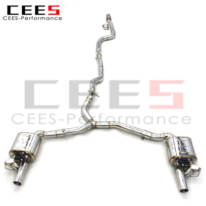 CEES Catback exhaust For Mercedes-Benz C200 C250 C300 W205 2015-2023 Exhaust valve control  Exhaust System