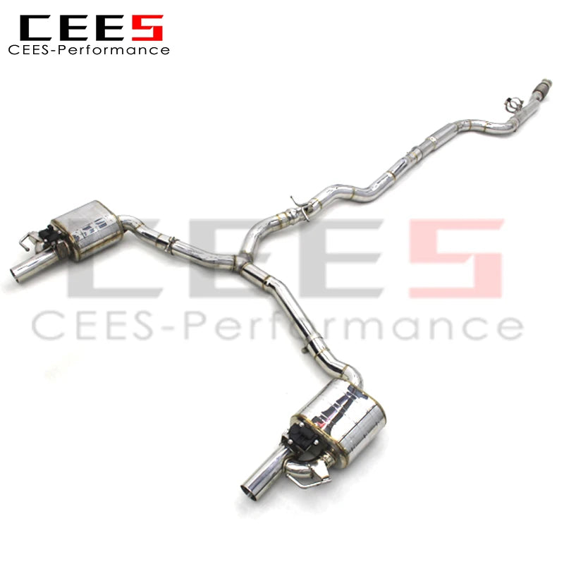 CEES Catback exhaust For Mercedes-Benz C200 C250 C300 W205 2015-2023 Exhaust valve control  Exhaust System