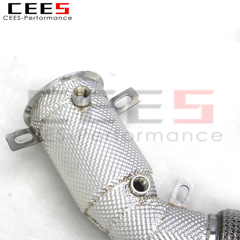 CEES Catted Exhaust Downpipe For Mclaren 570/570S/570GT 2015-2018 Stainless Steel Downpipe with catalyst Racing Exhaust System