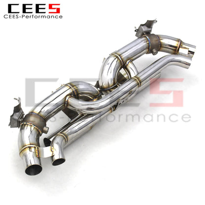 CEES Custom Catback Exhaust System For Porsche 911(992) 3.0T 2020-2023 Car Exhaust Pipes