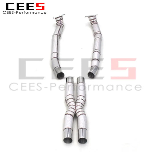CEES Custom Exhaust Downpipe X Pipe Exhaust For Ferrari California 4.3L 2009-2014 High Performance Exhaust Pipes