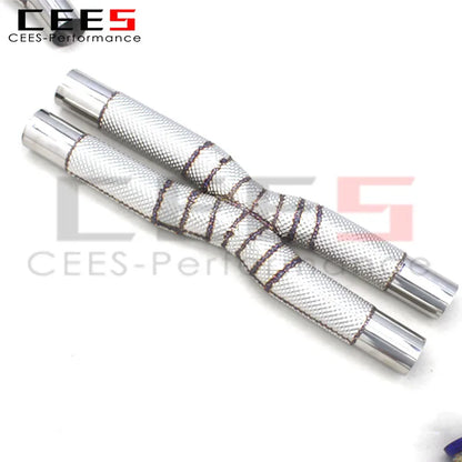 CEES Custom Exhaust Downpipe X Pipe Exhaust For Ferrari California 4.3L 2009-2014 High Performance Exhaust Pipes