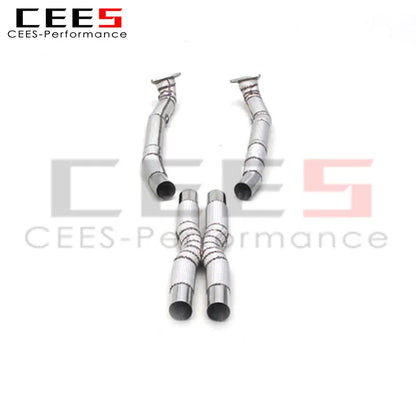 CEES Custom Exhaust Downpipe X Pipe Exhaust For Ferrari California 4.3L 2009-2014 High Performance Exhaust Pipes