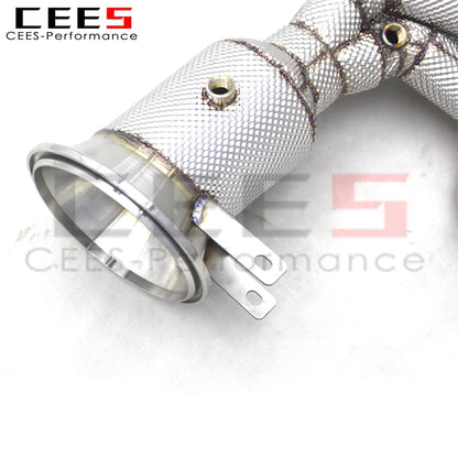 CEES Custom Exhaust manifold For Porsche 911 992 GT3 4.0 2017-2023 Stainless Downpipe Exhaust Pipe escape system