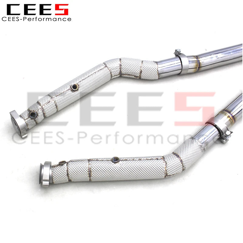 CEES Downpipe For Mercedes-Benz GLE63 AMG 5.5T 2015 Exhaust Pipe Car Exhaust System Stainless Steel Exhaust Downpipe