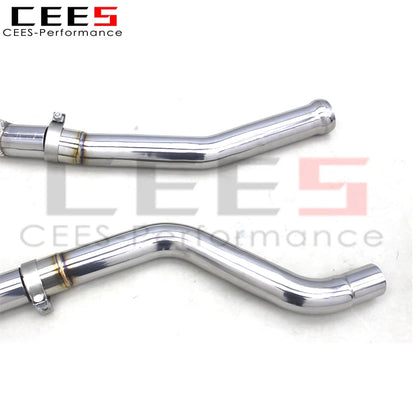 CEES Downpipe For Mercedes-Benz GLE63 AMG 5.5T 2015 Exhaust Pipe Car Exhaust System Stainless Steel Exhaust Downpipe