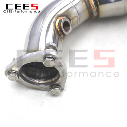 CEES Downpipe For PORSCHE 911 997.1/997.2 Carrera 2004-2012 Stainless Steel Exhaust Pipe Racing Sport Car Exhaust System