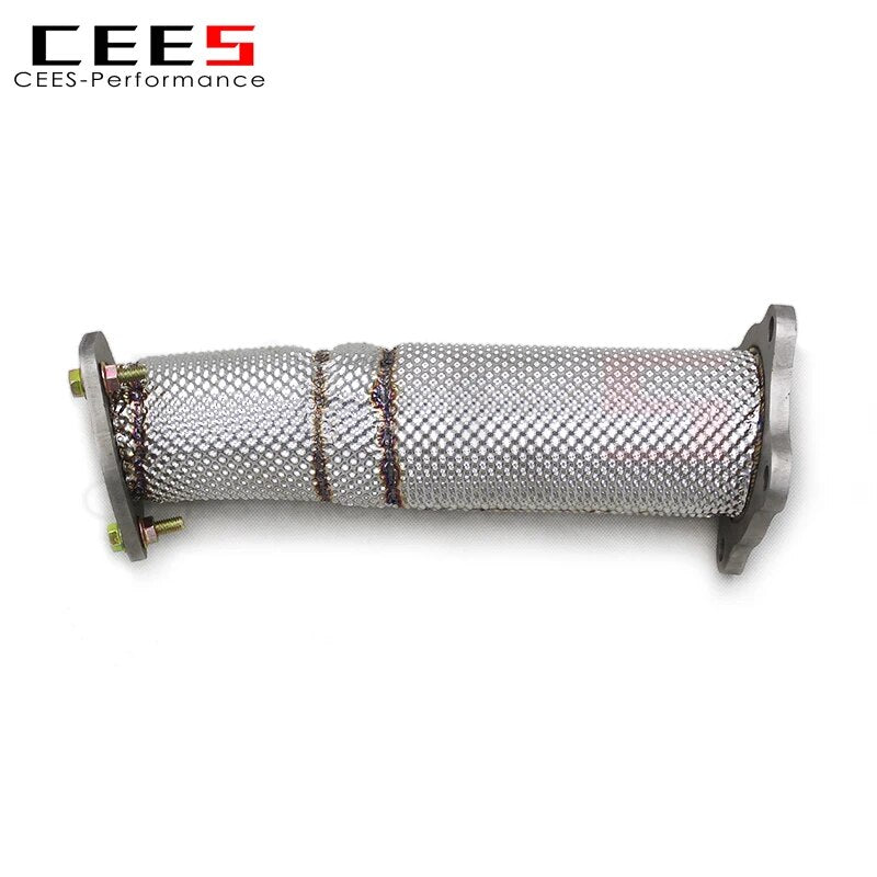 CEES Exhaust Downpipe Catalytic converter For Audi Q5 2.0T 2018-2020 Catless downpipe without catalyst Exhaust Pipe