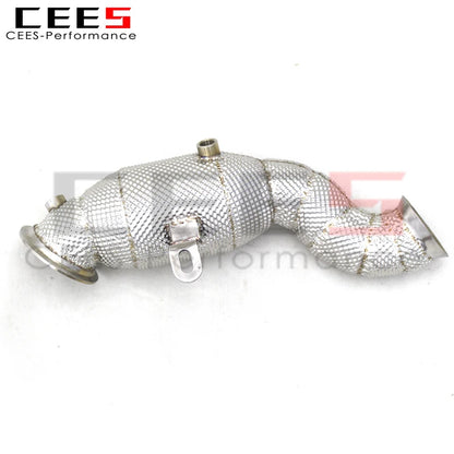 CEES Exhaust Downpipe Catalytic converter For Mercedes-Benz E350 W213 2.0T 2006-2023 catted downpipe with catalyst Exhaust Pipe