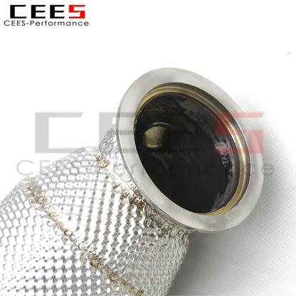 CEES Exhaust Downpipe Catalytic converter For Mercedes-Benz E350 W213 2.0T 2006-2023 catted downpipe with catalyst Exhaust Pipe