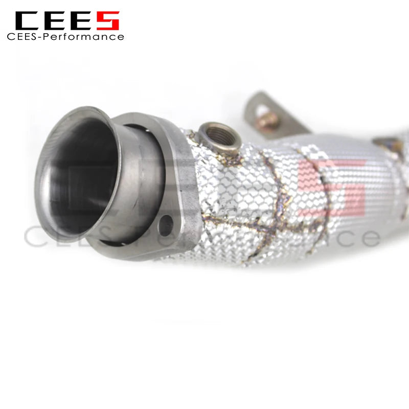 CEES Exhaust Downpipe For Mercedes Benz S550 2012-2023 without catalyst Catless downpipe Catalytic converter