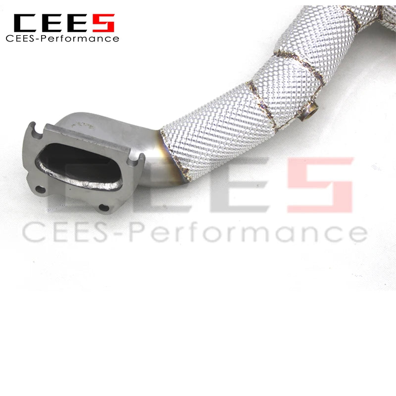 CEES Exhaust Downpipe with catalyst For Dodge Challenger 3.6L 2015-2023 Racing Stainless Steel Exhaust Pipe Car Exhaust System