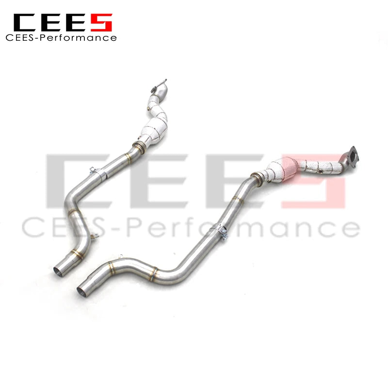 CEES Exhaust Downpipe with catalyst For Dodge Challenger 3.6L 2015-2023 Racing Stainless Steel Exhaust Pipe Car Exhaust System