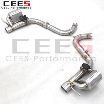 CEES  Exhaust For Mercedes-Benz AMG SL63 5.5T 2013-2020 Stainless Steel Catback Exhaust Axle Exhaust Pipe Muffler