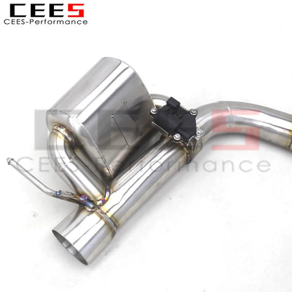 CEES  Exhaust For Mercedes-Benz AMG SL63 5.5T 2013-2020 Stainless Steel Catback Exhaust Axle Exhaust Pipe Muffler