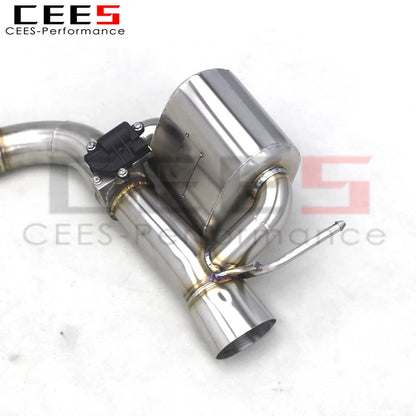 CEES  Exhaust For Mercedes-Benz AMG SL63 5.5T 2013-2020 Stainless Steel Catback Exhaust Axle Exhaust Pipe Muffler