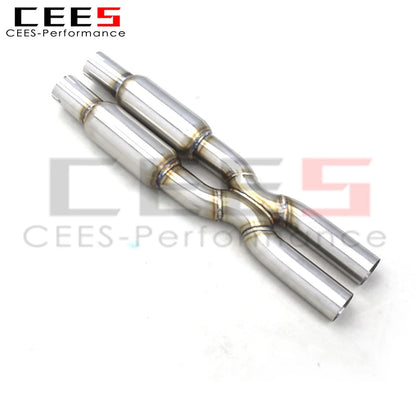 CEES Exhaust Mid pipe/X Pipe For Maserati Gran Turismo/GT 4.7 2008-2023 SUS304l Car Exhaust System Exhaust Pipe