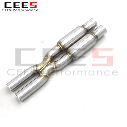 CEES Exhaust Mid pipe/X Pipe For Maserati Gran Turismo/GT 4.7 2008-2023 SUS304l Car Exhaust System Exhaust Pipe