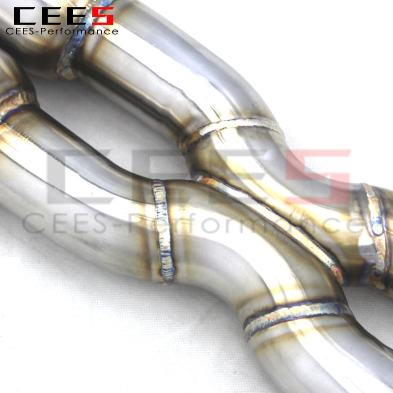 CEES Exhaust Mid pipe/X Pipe For Maserati Gran Turismo/GT 4.7 2008-2023 SUS304l Car Exhaust System Exhaust Pipe