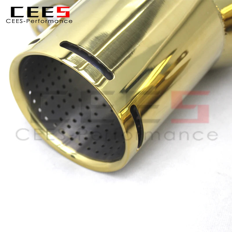 CEES Exhaust Tips For Lamborghini Aventador SVJ Stainless Steel Tail mouth Tail Throat With Plating gold Exhaust Pipe