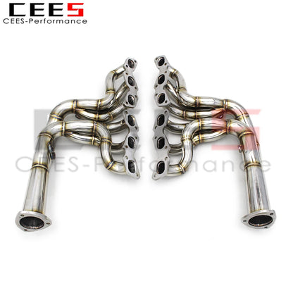 CEES Exhaust manifold For  DB9 V12 6.0L 2012-2016 Performance 304 Stainless Steel Car Exhaust Systems Exhaust Pipe