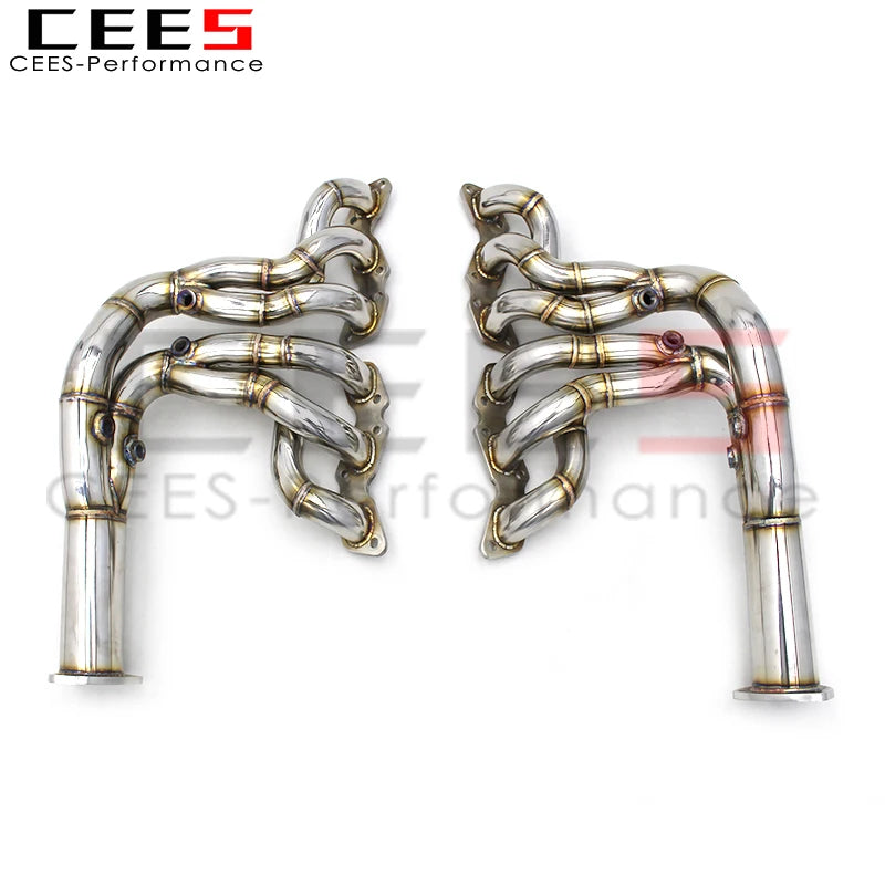 CEES Exhaust manifold For  DB9 V12 6.0L 2012-2016 Performance 304 Stainless Steel Car Exhaust Systems Exhaust Pipe