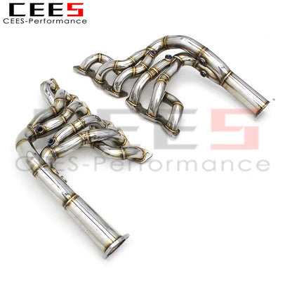 CEES Exhaust manifold For  DB9 V12 6.0L 2012-2016 Performance 304 Stainless Steel Car Exhaust Systems Exhaust Pipe