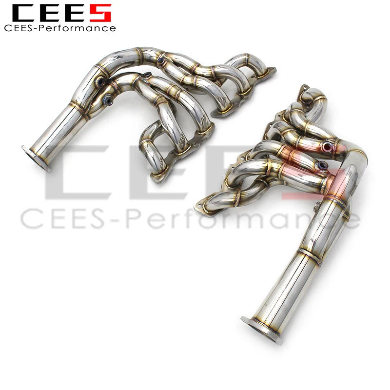 CEES Exhaust manifold For  DB9 V12 6.0L 2012-2016 Performance 304 Stainless Steel Car Exhaust Systems Exhaust Pipe