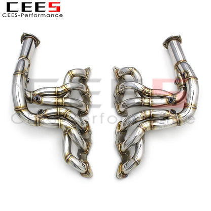 CEES Exhaust manifold For  DB9 V12 6.0L 2012-2016 Performance 304 Stainless Steel Car Exhaust Systems Exhaust Pipe