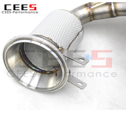 CEES Exhaust manifold system with catalyst Downpipe For Porsche 911 992 GT3 4.0 2017-2024 Stainless Steel Exhaust Header