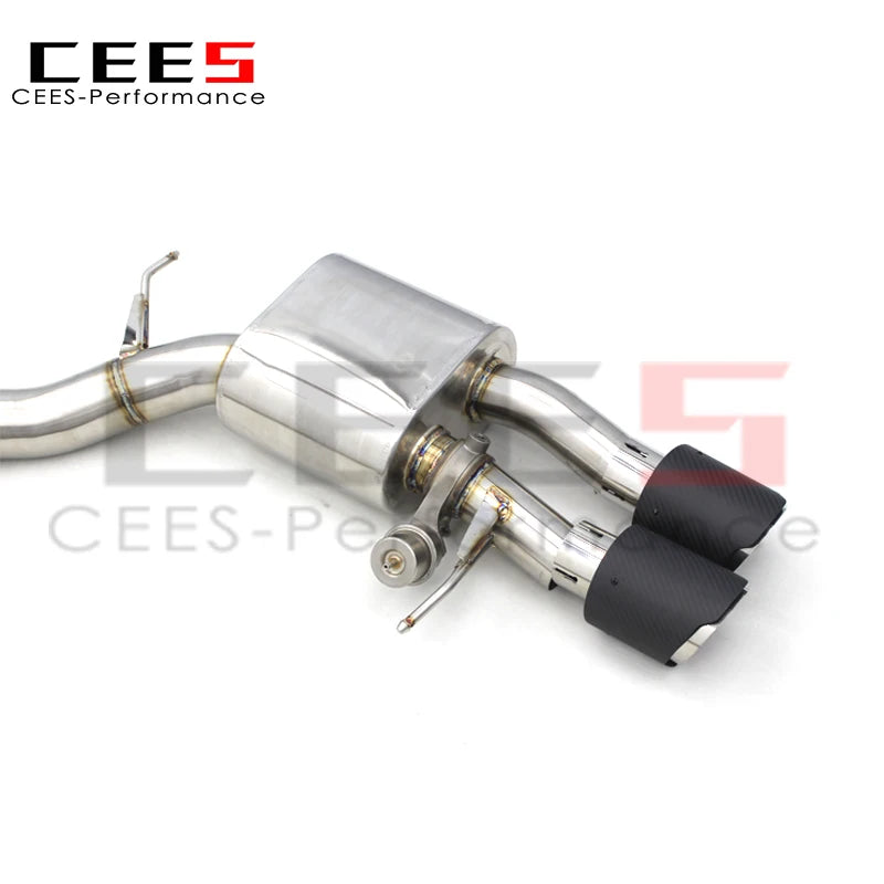 CEES Factory Direct Price Stainless Steel Catback Exhaust System For BMW M6 F06 4.4T 2012-2016 valve control Muffler Exhausts