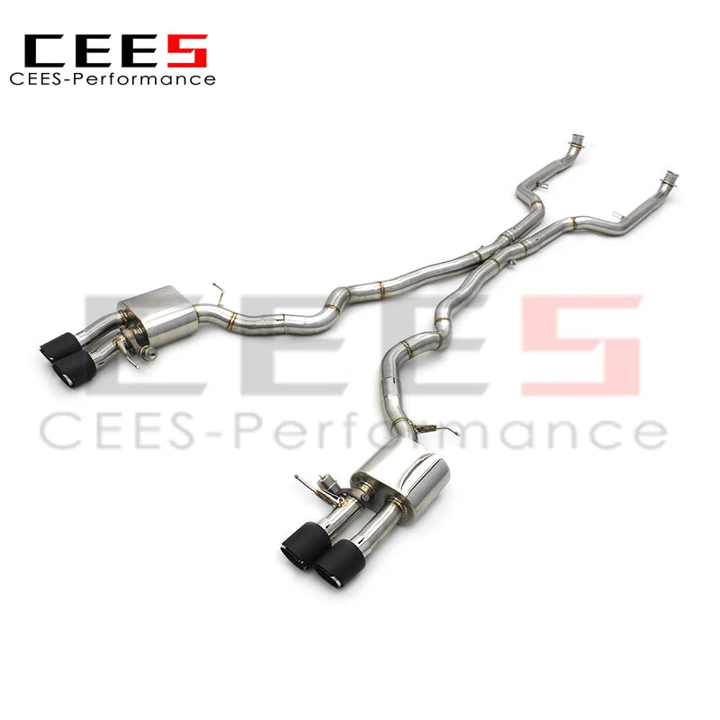 CEES Factory Direct Price Stainless Steel Catback Exhaust System For BMW M6 F06 4.4T 2012-2016 valve control Muffler Exhausts