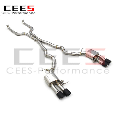 CEES Factory Direct Price Stainless Steel Catback Exhaust System For BMW M6 F06 4.4T 2012-2016 valve control Muffler Exhausts