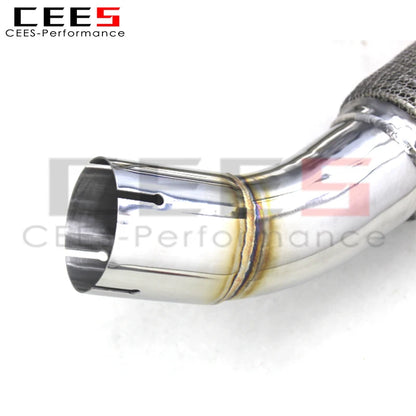 CEES Factory Price Rear axle Exhaust Pipes For BMW i8 1.5T 2014-2019 Stainless Steel Electronic valve Exhaust Muffler