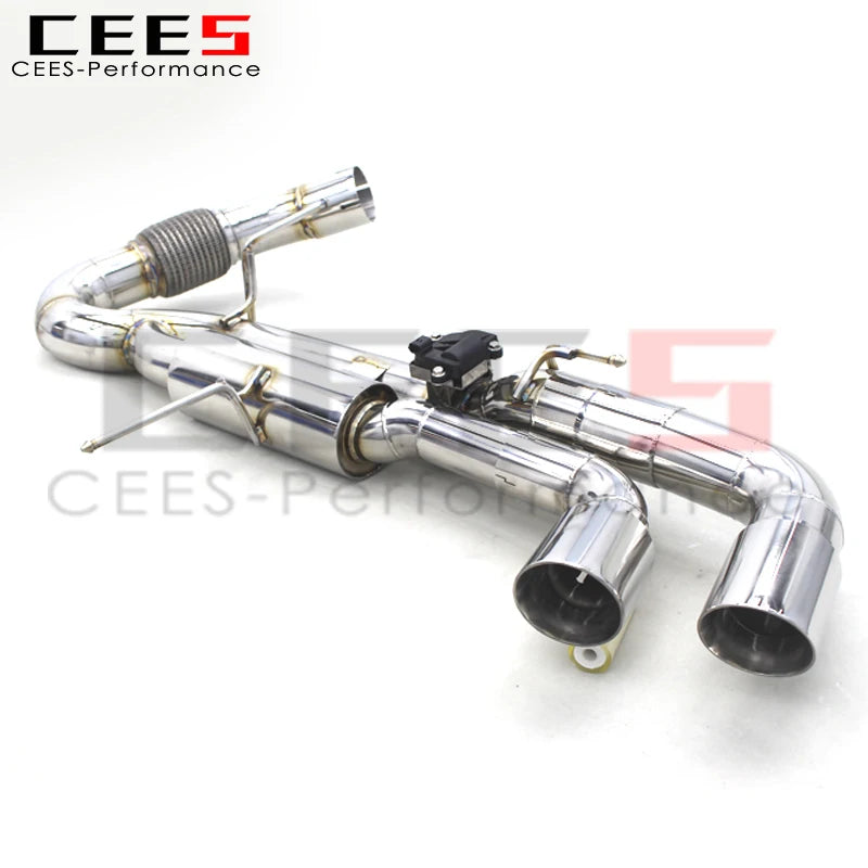 CEES Factory Price Rear axle Exhaust Pipes For BMW i8 1.5T 2014-2019 Stainless Steel Electronic valve Exhaust Muffler