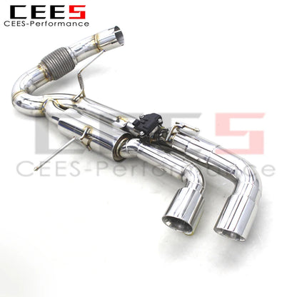 CEES Factory Price Rear axle Exhaust Pipes For BMW i8 1.5T 2014-2019 Stainless Steel Electronic valve Exhaust Muffler