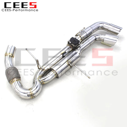 CEES Factory Price Rear axle Exhaust Pipes For BMW i8 1.5T 2014-2019 Stainless Steel Electronic valve Exhaust Muffler