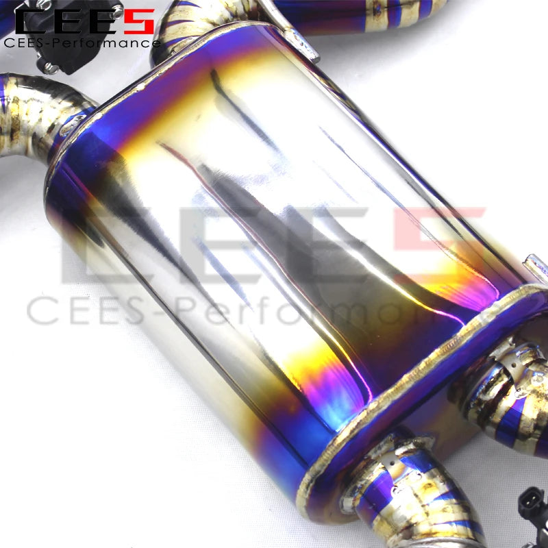 CEES Factory Price Valved Catback Exhaust pipe Performance Exhaust Titanium For BMW M3/M4 F80/F82 3.0T 2015-2019