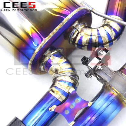 CEES Factory Price Valved Catback Exhaust pipe Performance Exhaust Titanium For BMW M3/M4 F80/F82 3.0T 2015-2019