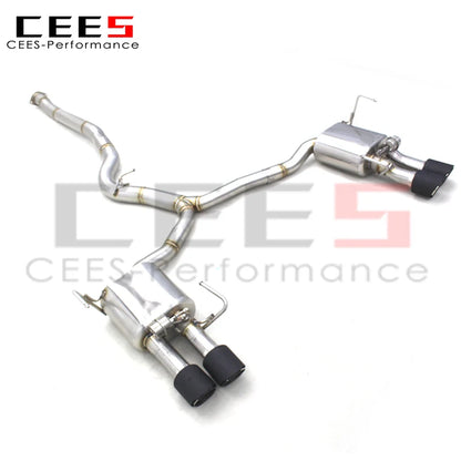 CEES Factory Price Valved Exhaust Catback Muffler For Subaru Impreza STI 2.5T 2008-2021 Stainless Steel Car Exhaust Pipes