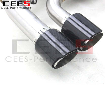 CEES Factory T304 Catback Exhaust Pipes For BMW X5M/X6M E70/E71 4.4TT 2010-2014 Escape Exhaust Pipe Muffler Car Exhaust System