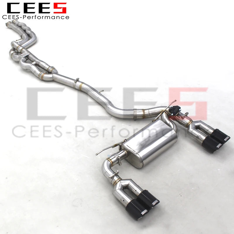 CEES Factory Valved Exhaust Catback For BMW M2 Competition/M2C 3.0T F87 2018-2023 304 Exhaust Pipes Escape Auto Parts